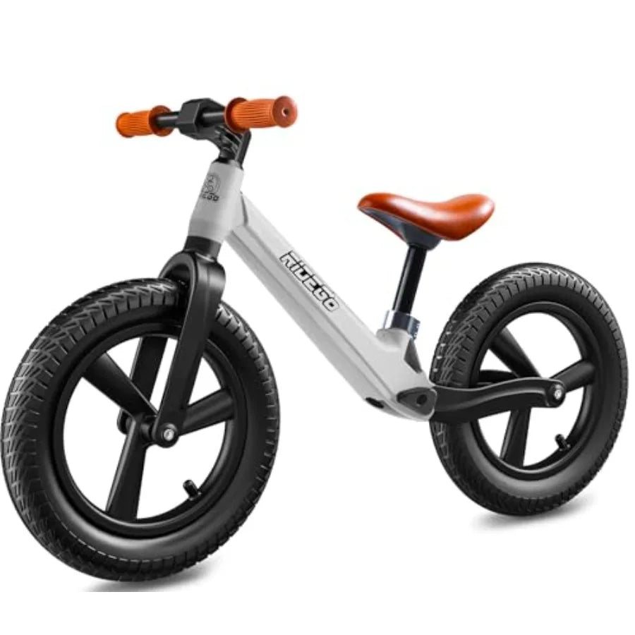 14 Inch Balance Bike for 3-6 Year Old Lightweight Ride-on Toy with Adjustable Seat and Air Rubber Tires Perfect Birthday Gift